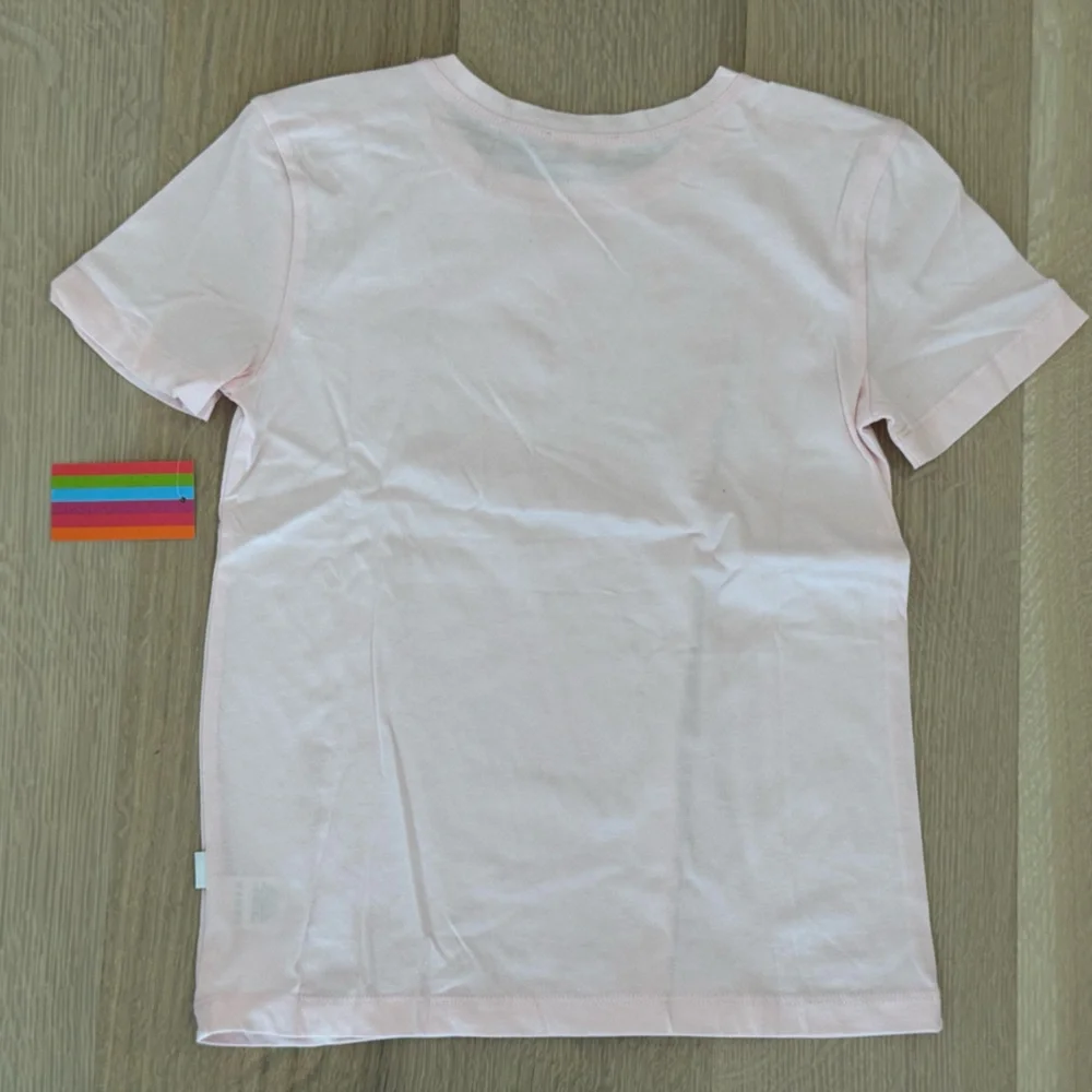 NWT GIGGLE Kids Light Pink Girls Tee Shirt - Size 6X